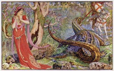 San Jorge rescata a la Princesa del horrible Dragón de Henry Justice Ford
